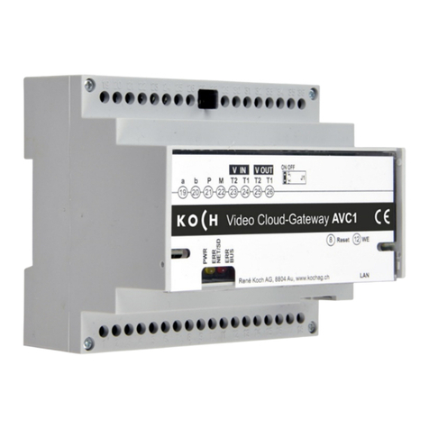 Koch AVC1 User manual