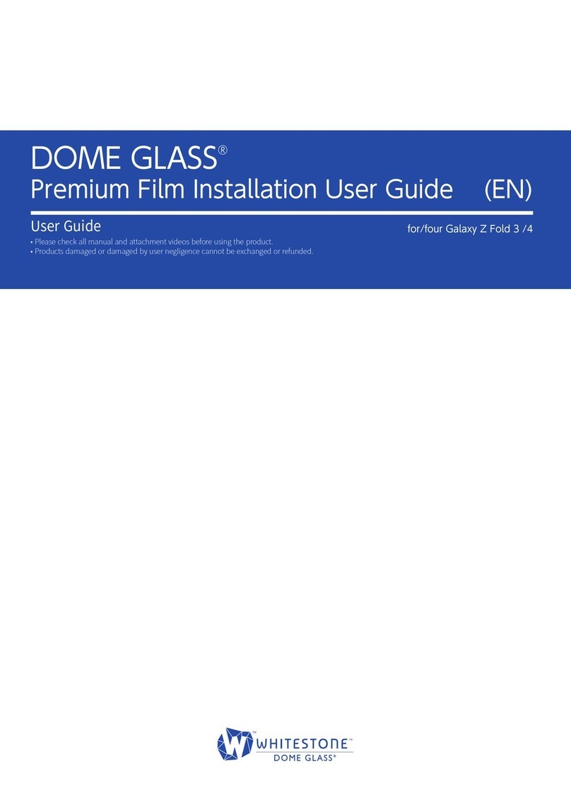 Whitestone DOME GLASS User manual
