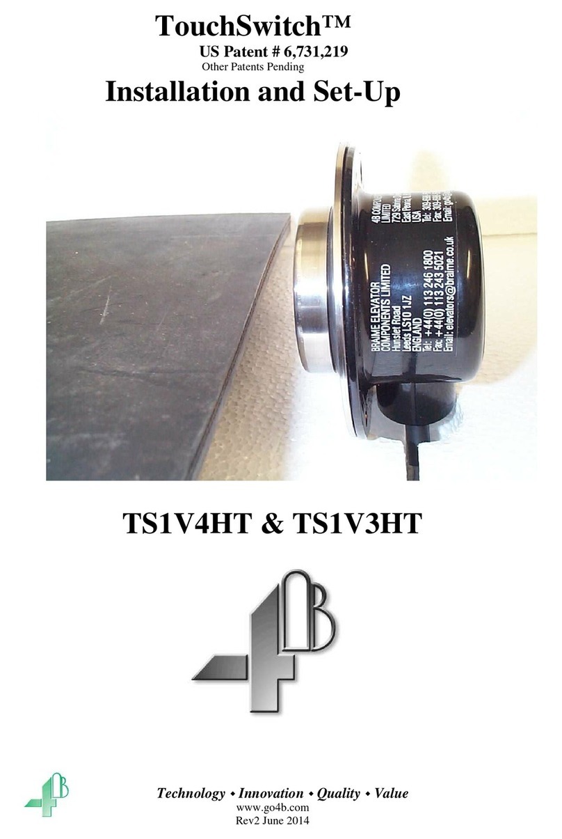 4B TouchSwitch TS1V4HT Installation and setup
