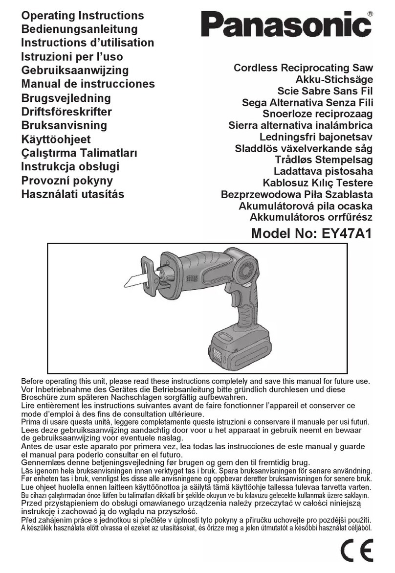 Panasonic EY47A1 operating instructions