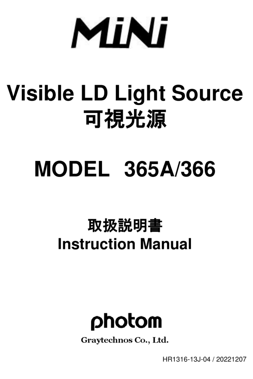 Graytechnos photom MiNi 365A instruction manual