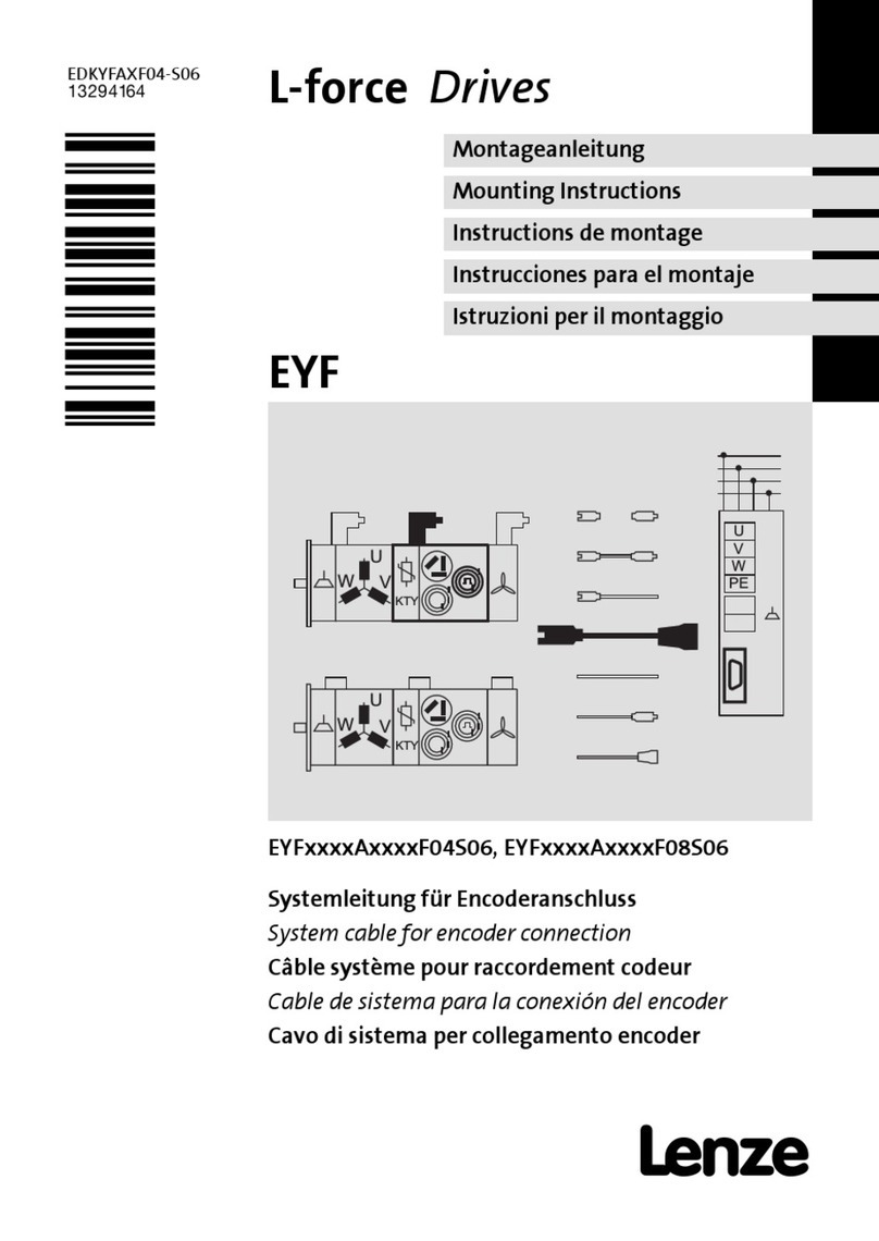 Lenze L-force EYF A F04S06 Series Mounting instructions Lenze L-force EYF A F04S06 Series Mounting instructions