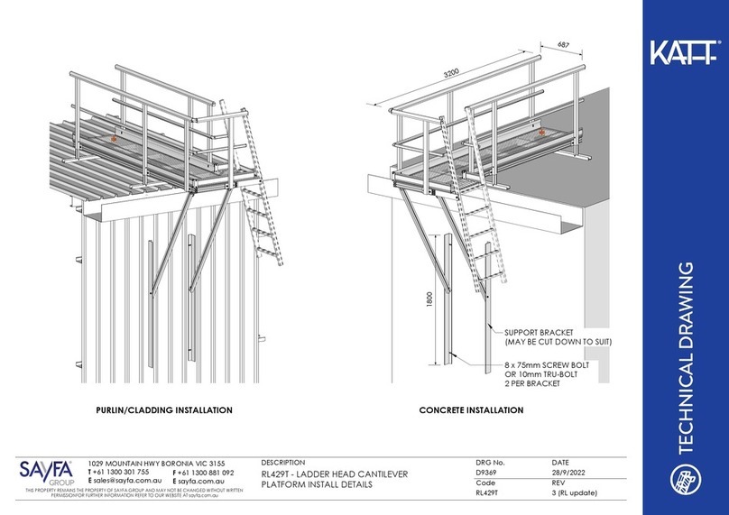 SAYFA KATT RL429T User manual
