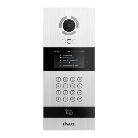 Dnake 902D-B9 User manual Dnake 902D-B9 User manual