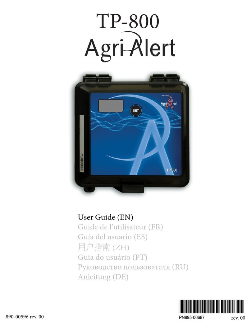 Agri Alert TP-800 user guide