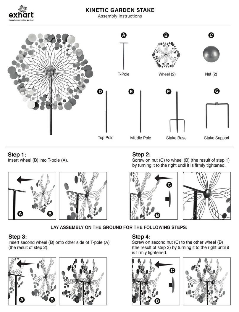 exhart Starry Night Assembly instructions