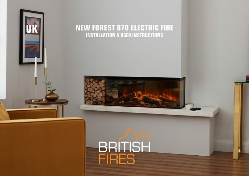 British Fires NEW FOREST 870 Assembly Instructions