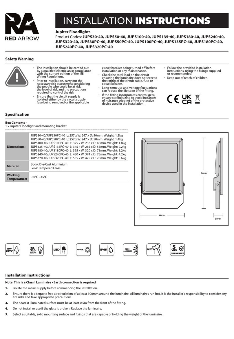 Red Arrow Jupiter JUPS30-40 User manual