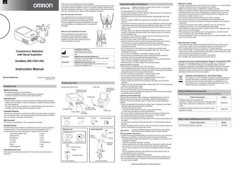 Omron DuoBaby User manual