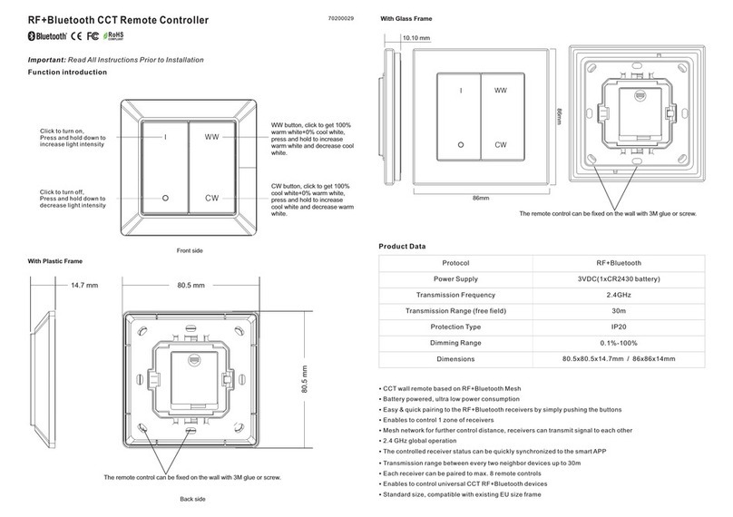 Sunricher SR-SBP2801K4-CCT-E User manual