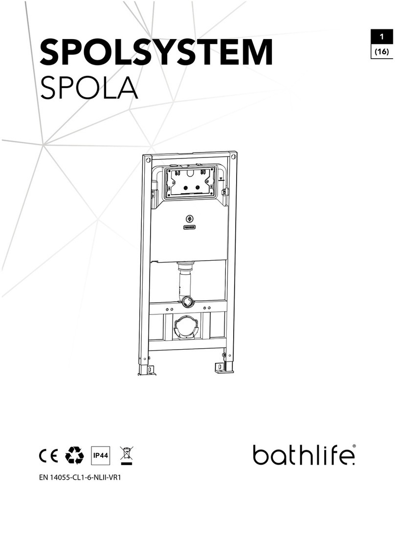 Bathlife SPOLSYSTEM SPOLA instruction manual Bathlife SPOLSYSTEM SPOLA instruction manual