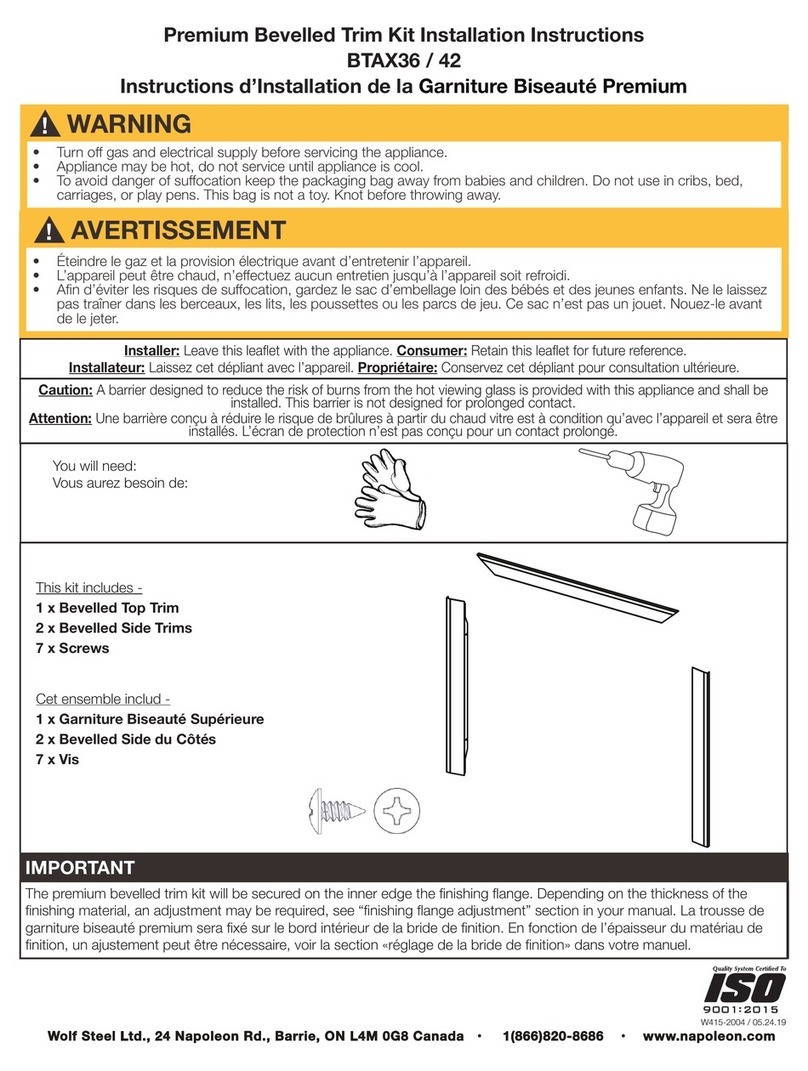 Napoleon BTAX36 User manual Napoleon BTAX36 User manual