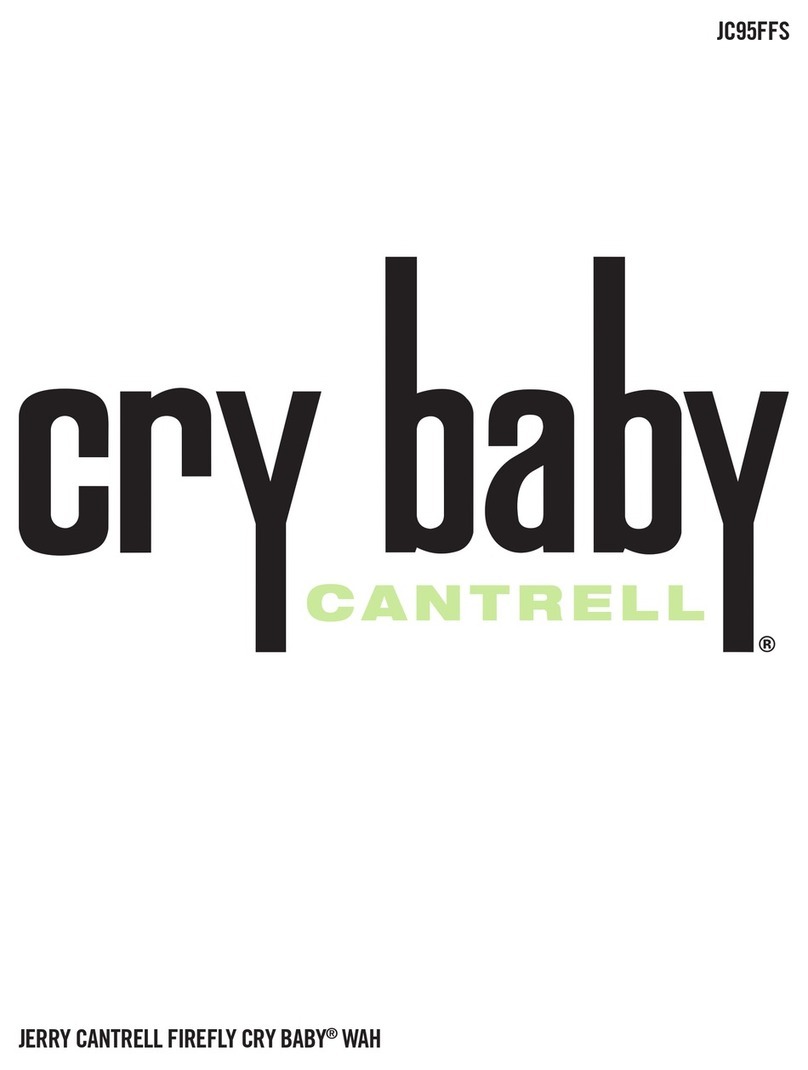 Dunlop JERRY CANTRELL FIREFLY CRY BABY JC95FFS User manual