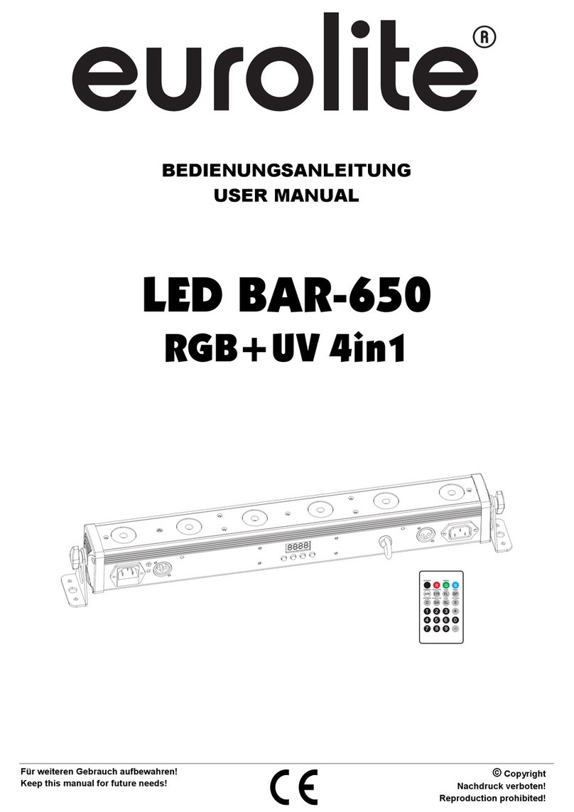 EuroLite LED BAR-650 User manual