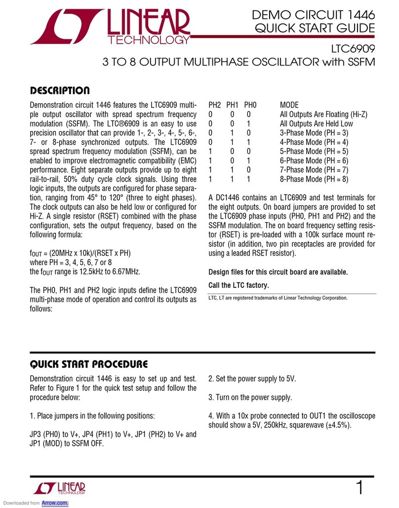 Linear Technology 1446 User manual