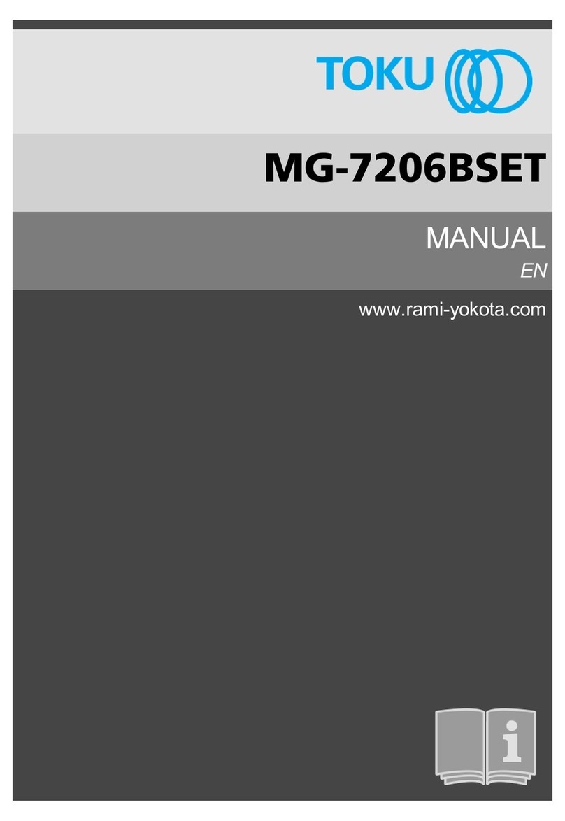 Toku MG-7206BSET manual
