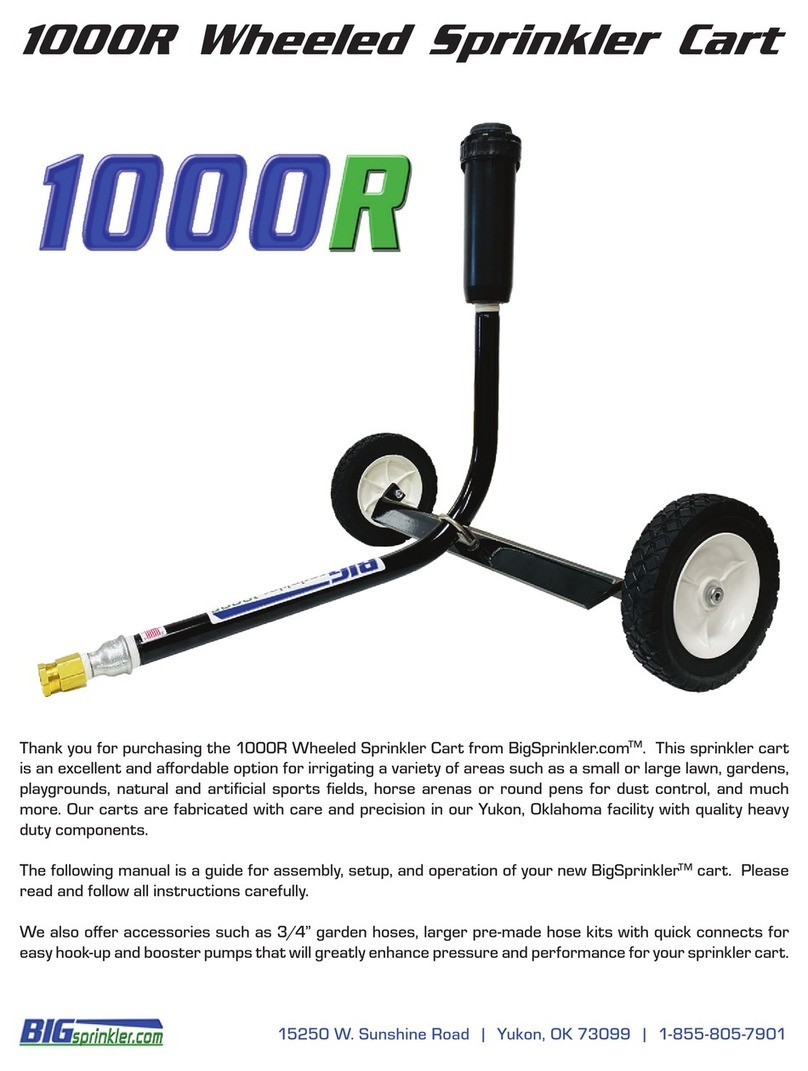 Big Sprinkler 1000R instruction manual