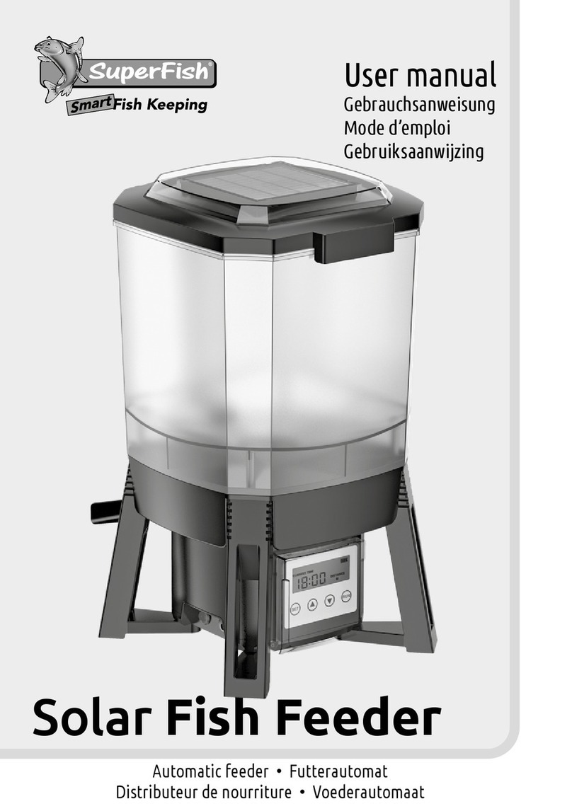 SuperFish Solar Fish Feeder User manual