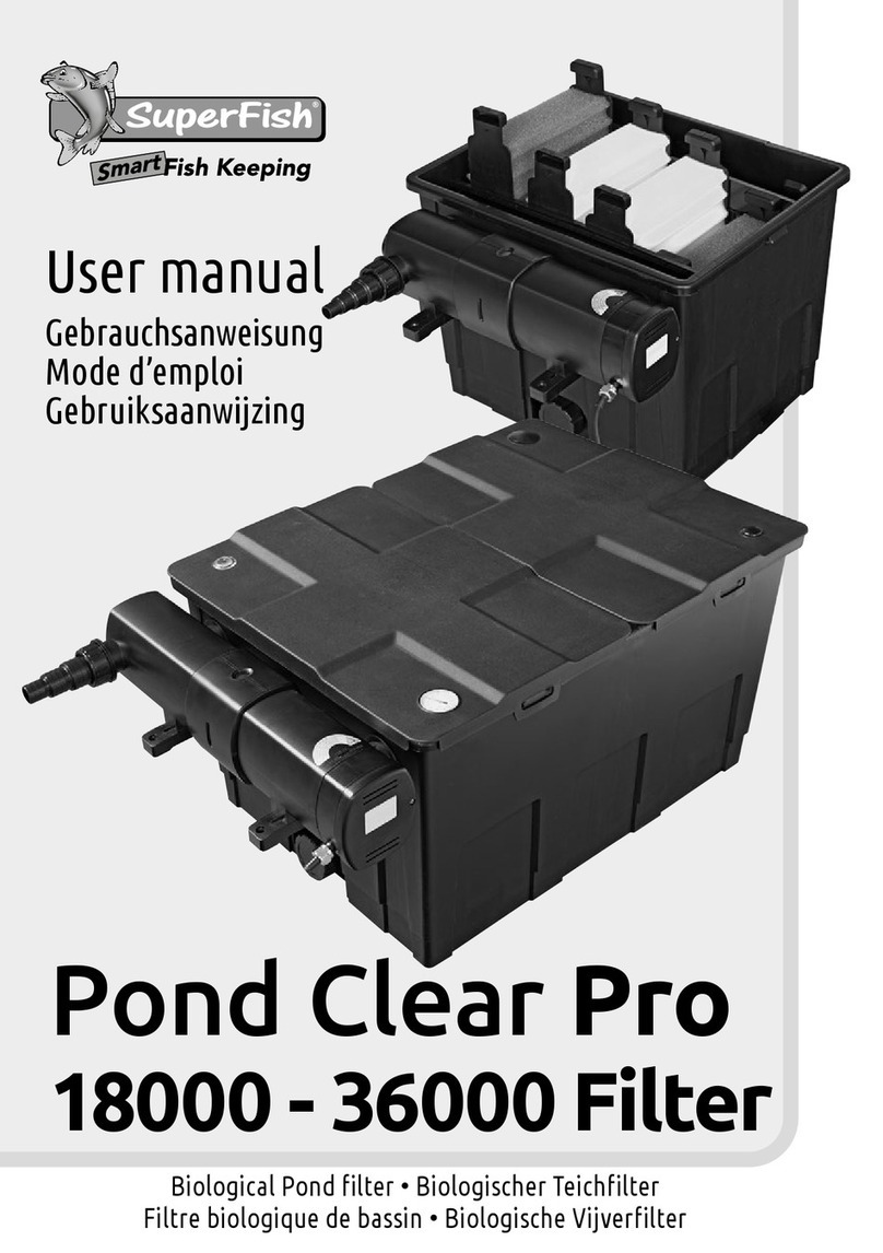 SuperFish Pond Clear Pro 18000 user manual SuperFish Pond Clear Pro 18000 user manual