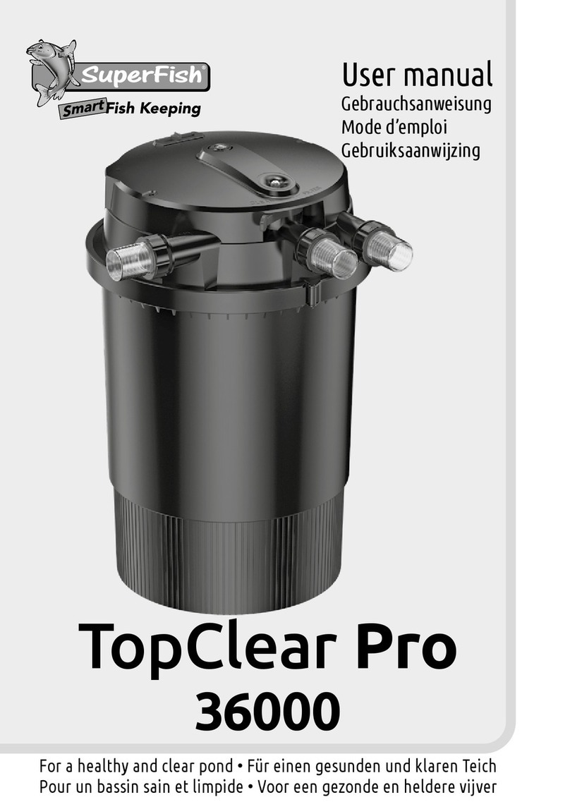 SuperFish TopClear Pro 36000 User manual