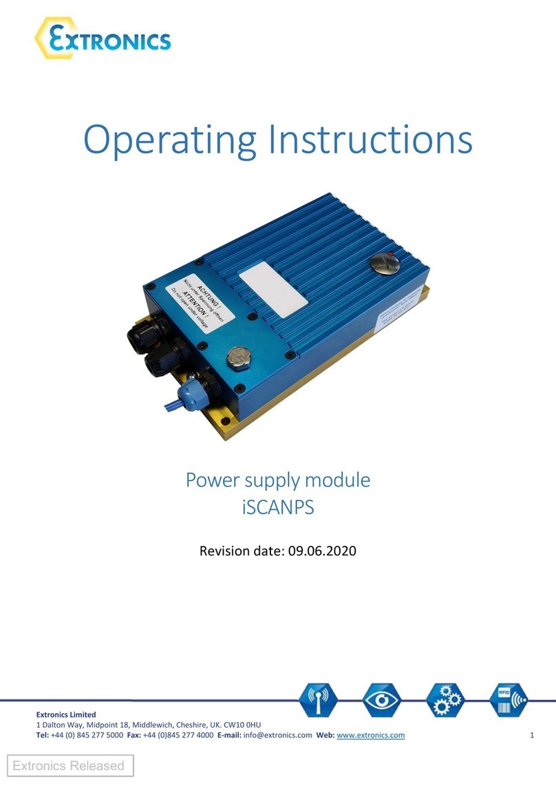 extronics iSCANPS operating instructions