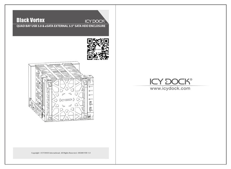 Icy Dock Black Vortex User manual