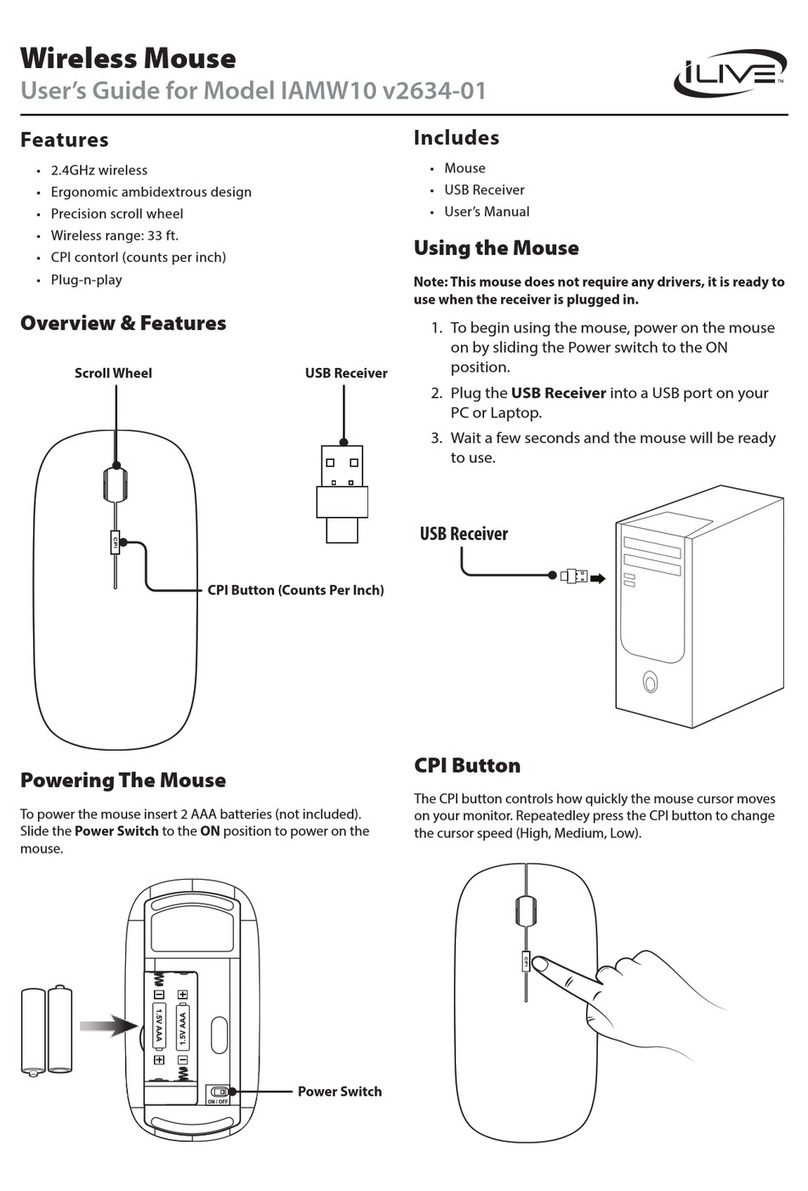 iLive IAMW10 v2634-01 user guide