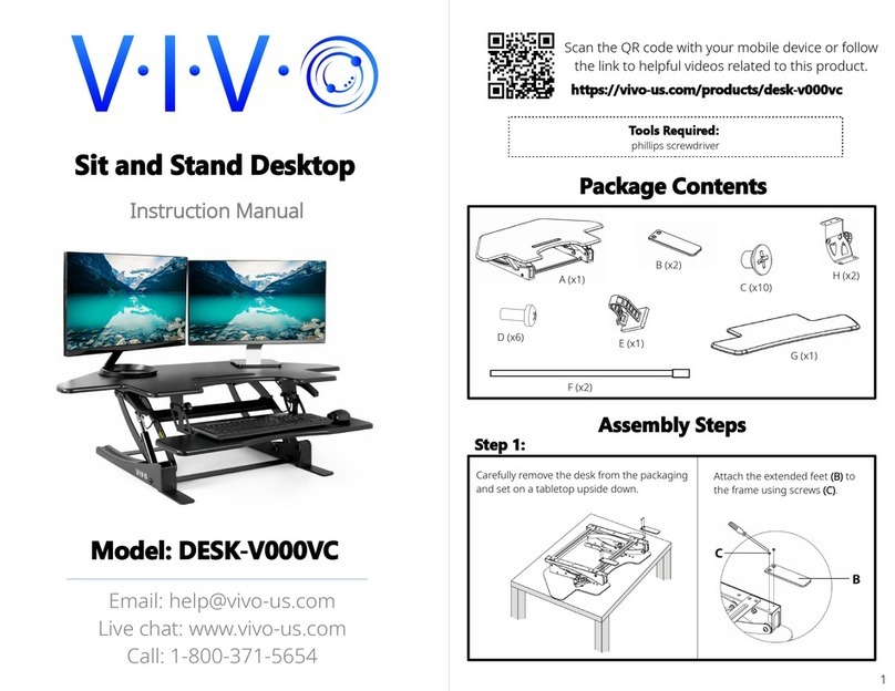 Vivo DESK-V000VC instruction manual