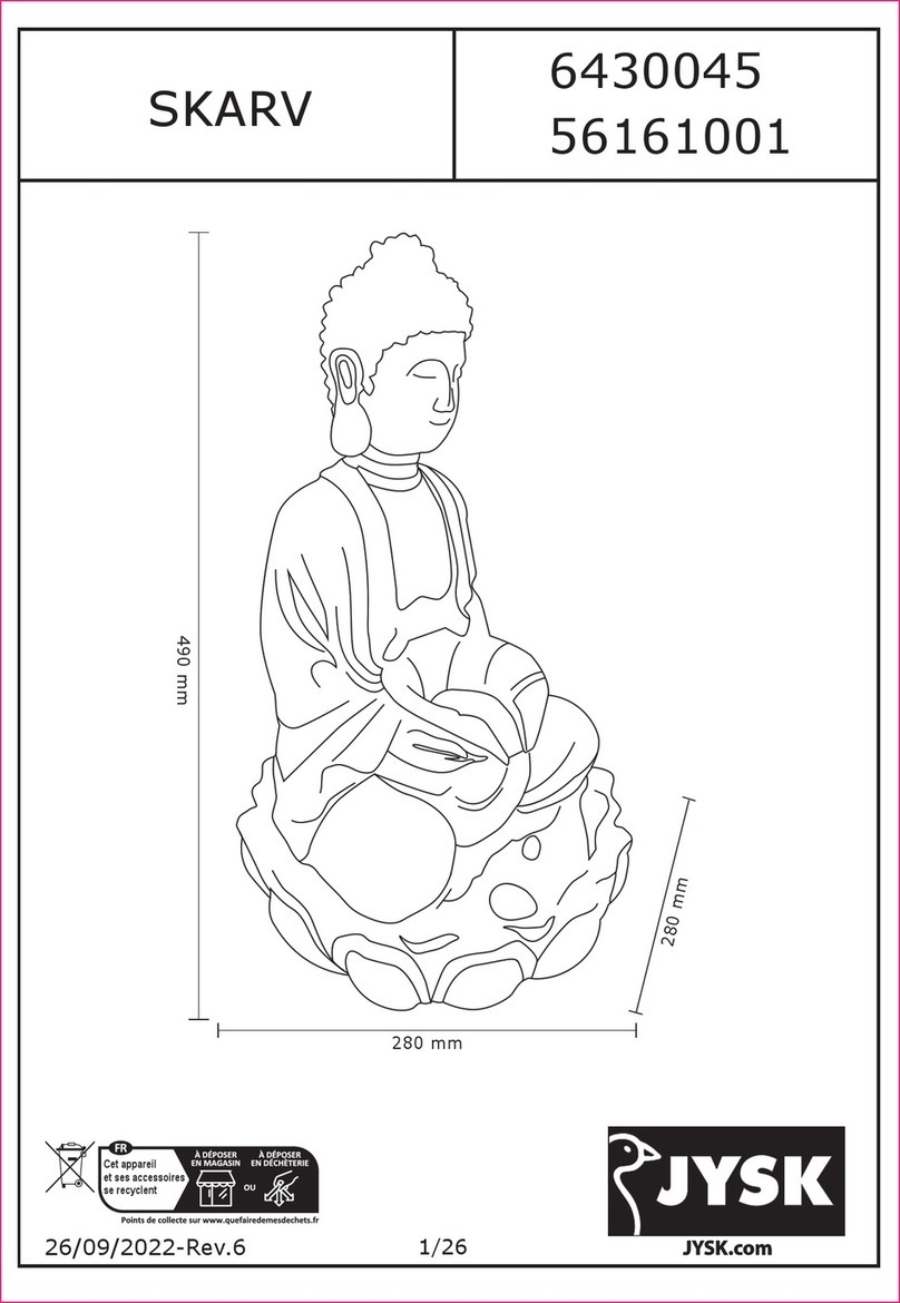 Jysk SKARV 6430045 instruction manual