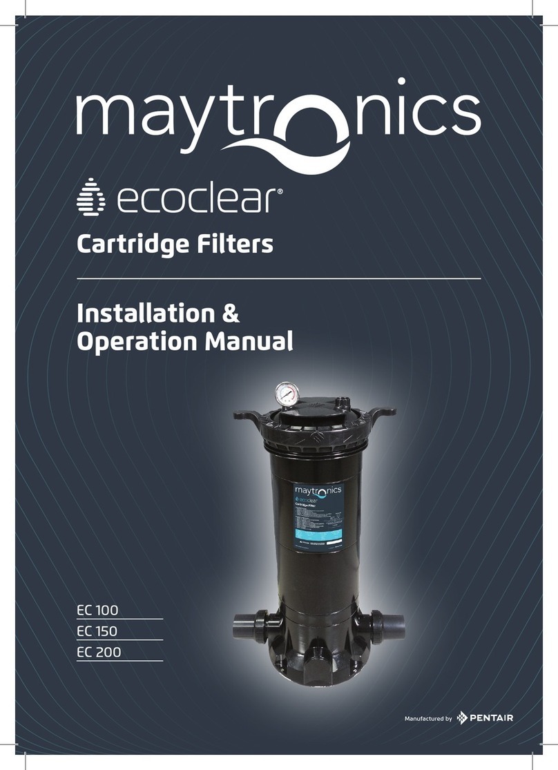 Maytronics ecoclear EC 100 Installation & operation manual