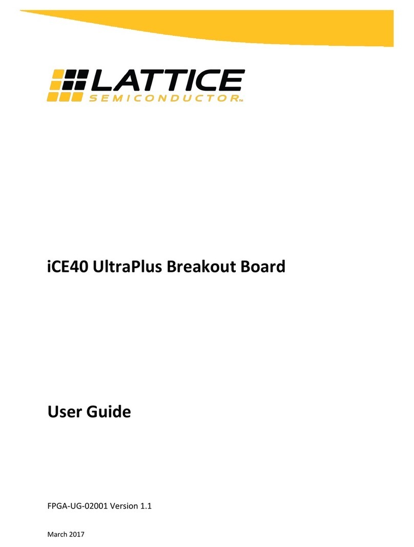 Lattice Semiconductor iCE40 UltraPlus User manual Lattice Semiconductor iCE40 UltraPlus User manual