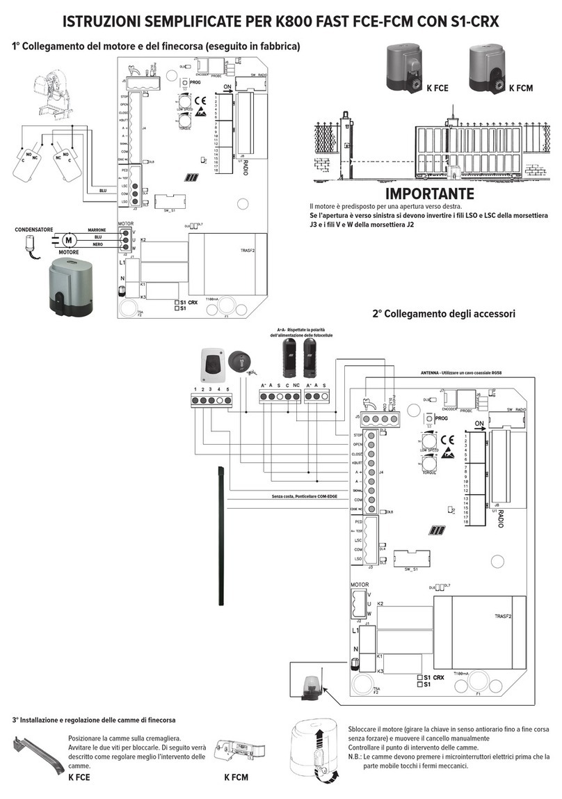 RIB K800 FAST FCE User manual