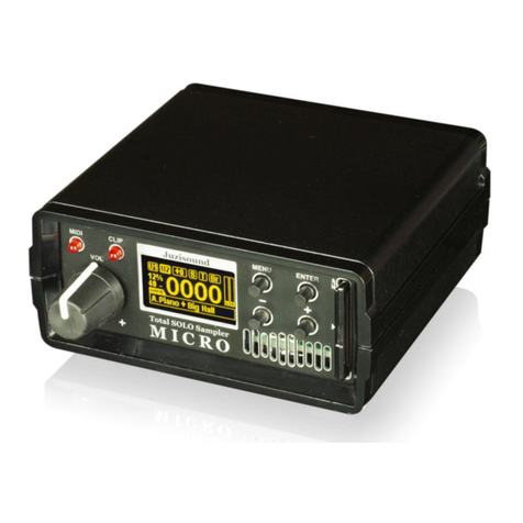 Juzisound Total SOLO Sampler MICRO quick start guide