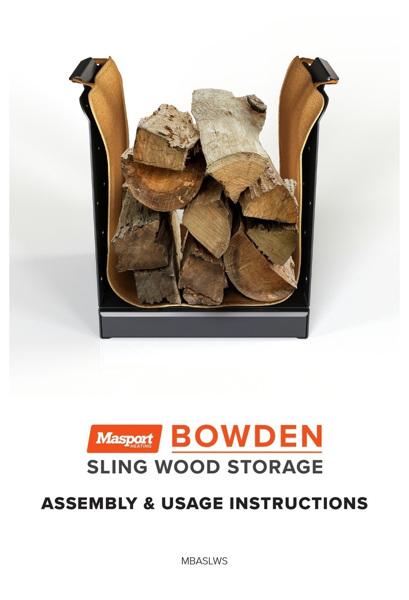 Masport BOWDEN SLING WOOD STORAGE Assembly & Usage Instructions Masport BOWDEN SLING WOOD STORAGE Assembly & Usage Instructions