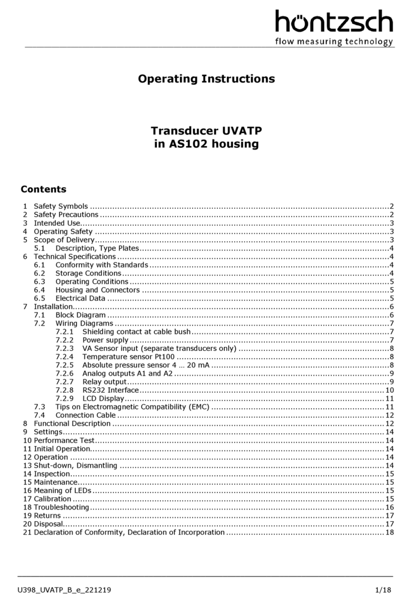 Hontzsch UVATP User manual