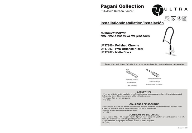 Ultra Pagani UF17900 User manual