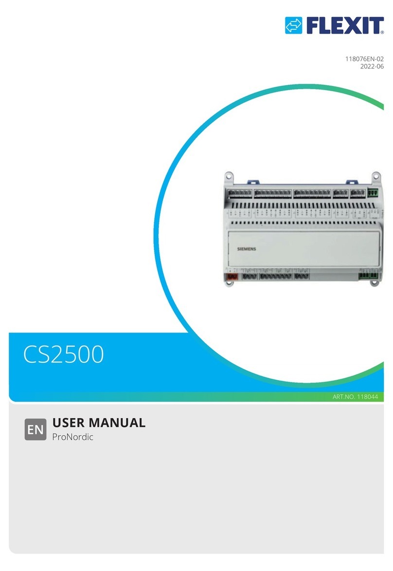 Flexit ProNordic CS2500 user manual