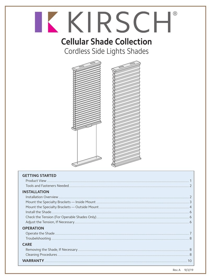 Kirsch Cellular Shade Getting started