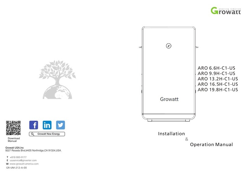 Growatt ARO 6.6H-C1-US Series User manual