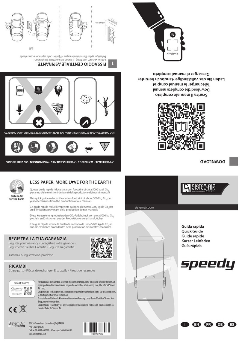 SISTEM AIR speedy User manual SISTEM AIR speedy User manual