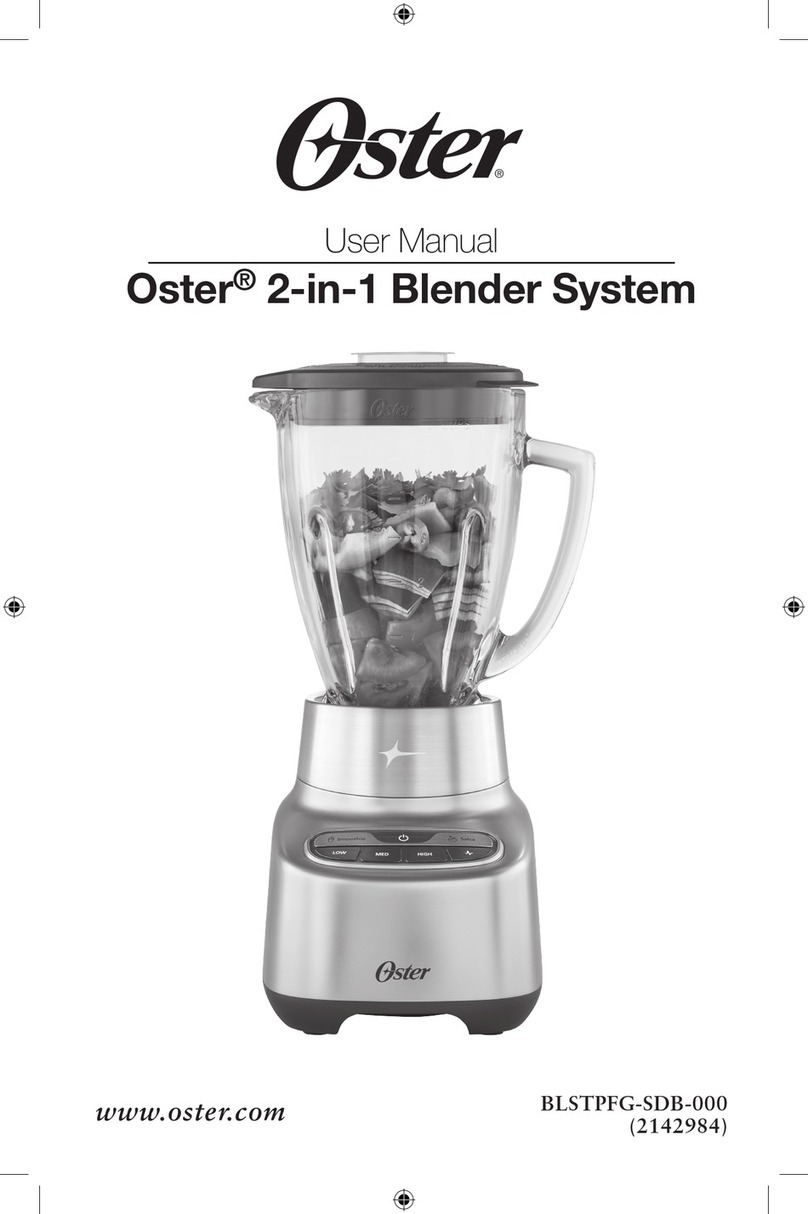 Oster BLSTPFG-SDB-000 User manual