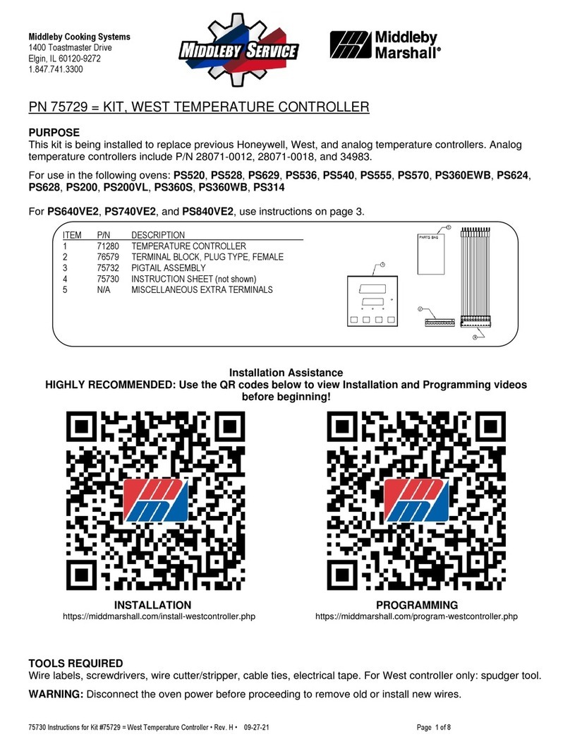 Middleby Marshall 75729 instructions