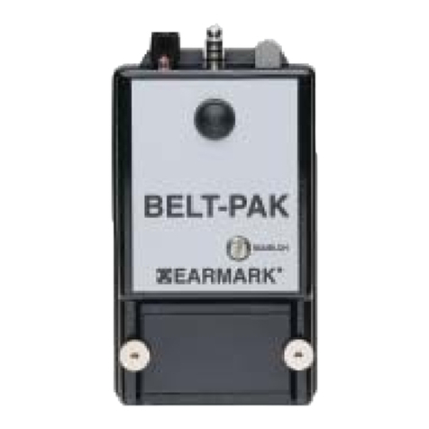 EARMARK BELT-PAK 5 Series owner's manual
