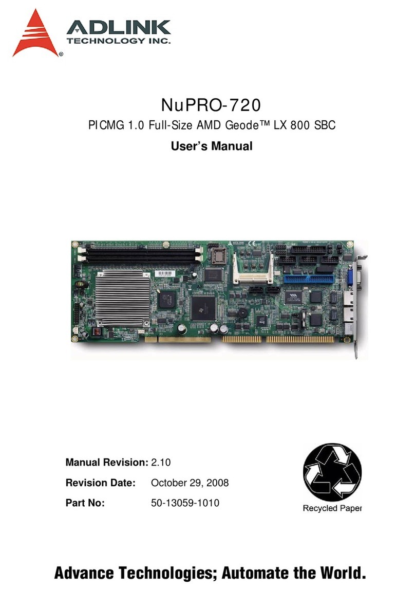 ADLINK Technology NuPRO-720 user manual