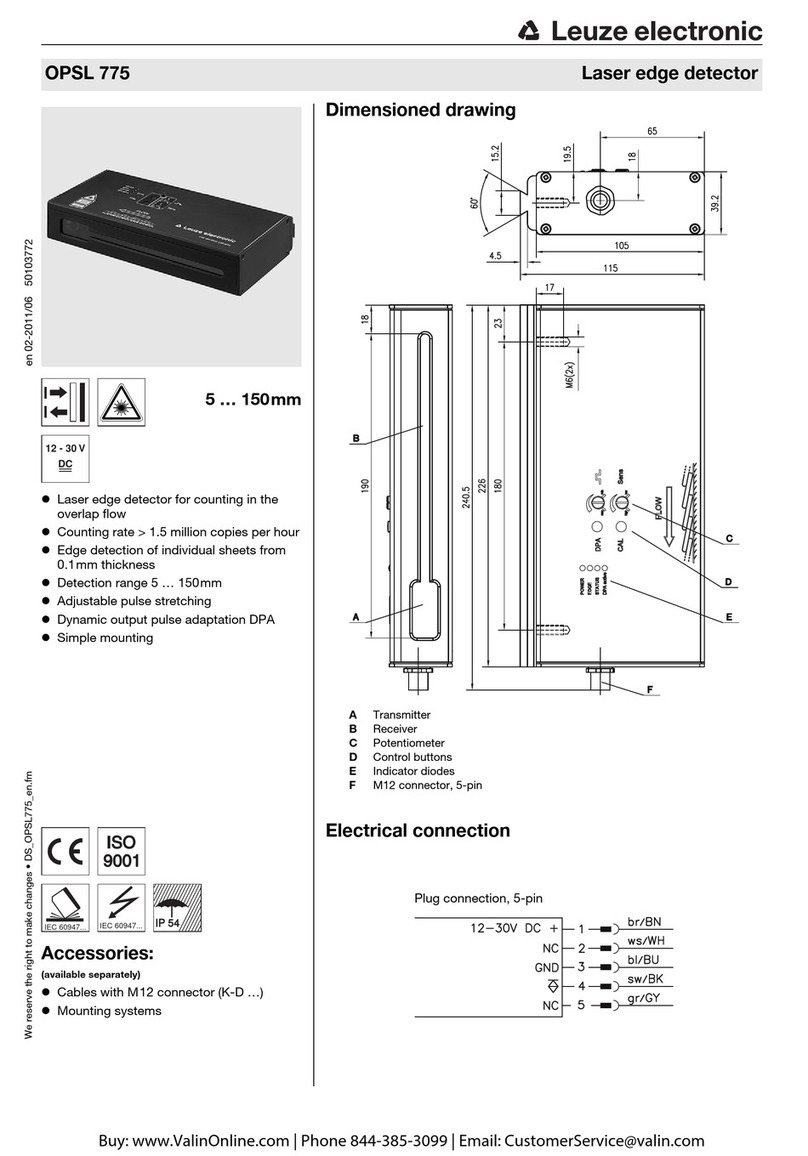 Leuze electronic OPSL 775 manual