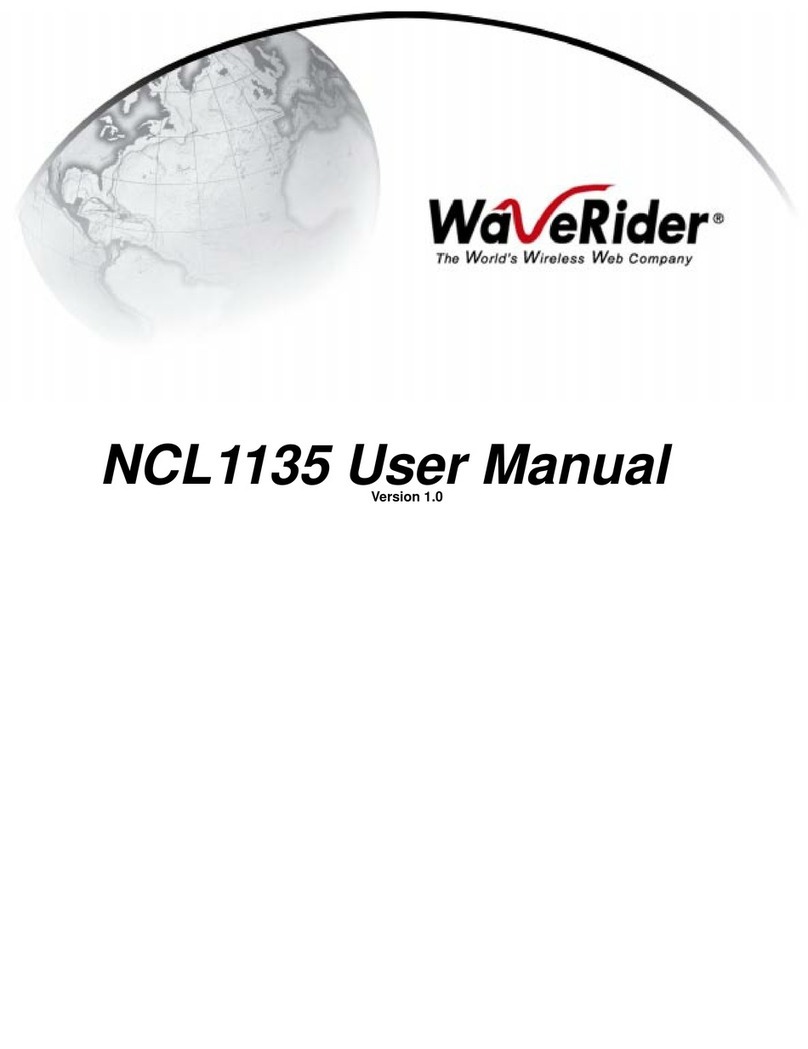 WaveRider NCL1135 user manual