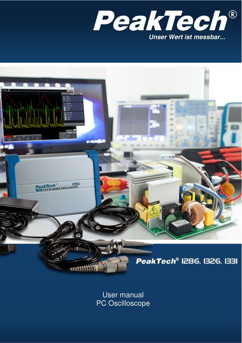 PeakTech 1286 user manual