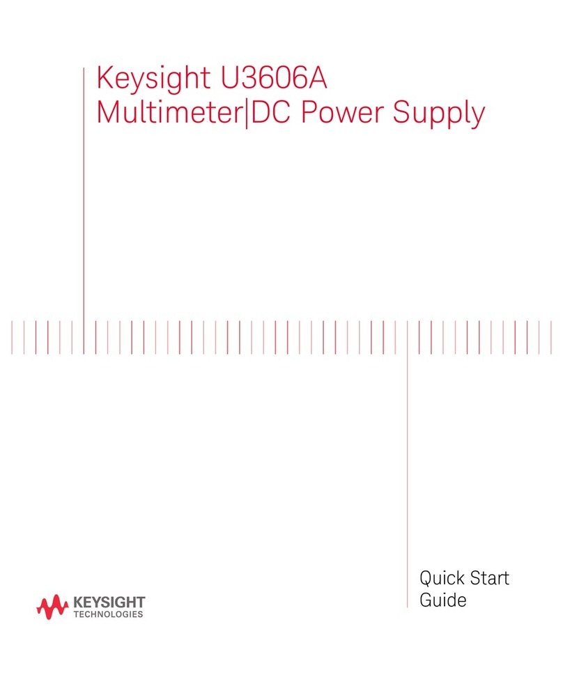 Keysight Technologies U3606A User manual