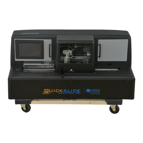 Hardy Diagnostics QUICKSLIDE GramPRO-80 User's operating manual Hardy Diagnostics QUICKSLIDE GramPRO-80 User's operating manual