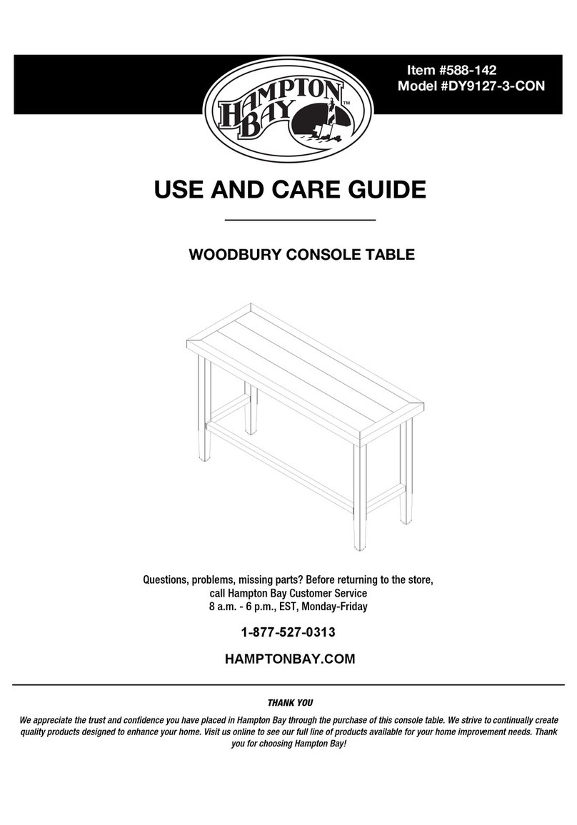 HAMPTON BAY WOODBURY DY9127-3-CON User manual